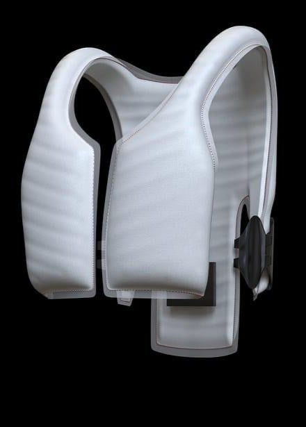 Airbag Riding Jacket with CO₂ Cylinder